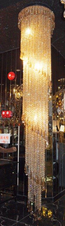 LI-1342-8-CHANDELIER -CHAMPAGNE CRYSTAL