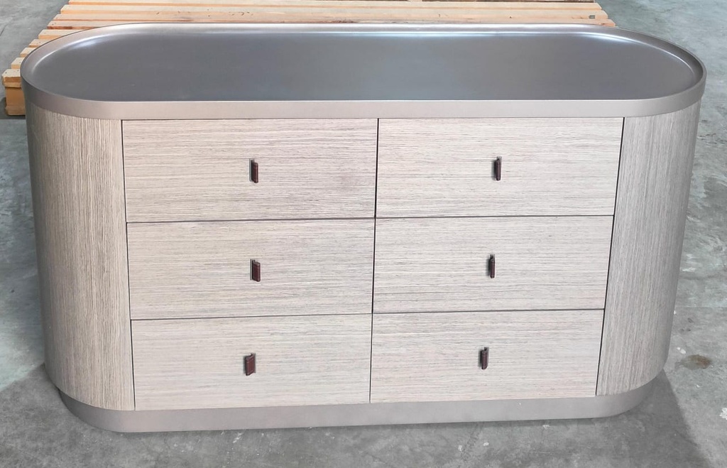 SICILIA-638-DRESSER-140X45X70-(LIGHT GRAY VENEER KJT03)-G2