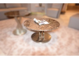 [CT15832] CALEB-C-15832-COFFEE TABLE-(80*40)-MARBLE TOP