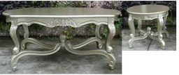 [CT1685-M539-G2] CELINE-CT-1685-COFFEE TABLE -(1+2) -M539-G2(BLUE SILK)