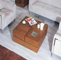 [CT445ET2-WAL] LYDA-445-ET-2 CENTRE TABLE WALNUT