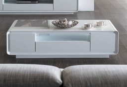 [CT498F] RIANA-498F-END TABLE (600*600*500) -WHITE