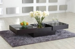 [CT560CT-WENBLK] ROZALIA-560CT-COFFEE TABLE -WENGE/BLACK(N)