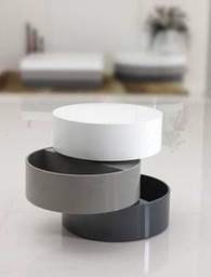 [CT801CT-BLK] ALEGRO-801CT-COFFEE TABLE -SO-310/302/310(WHT+BLK+WHT)