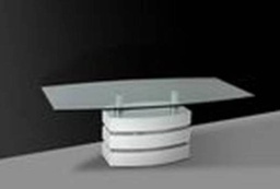[CT834CT-WHIGLO] NATASIA-834CT-COFFEE TABLE -WHITE GLOSSY
