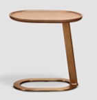 [CTAE21236A-001] BUTLER-C-AE-21236-A-001-SIDE TABLE (49*34*49.2)-1001S VENEER+YELLOW COPPER BRUSHED