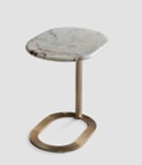 [CTAE21236AG1] BUTLER-G1-A-AE-21236-A-SIDE TABLE (49*34*50)-SAPPHIRE MARBLE TOP(TRS-2101)(WJ-06)-G1