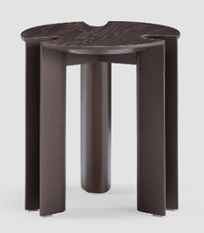 [CTBMBOBJ80157AG2] ROCIO-G2-A-BMBO-BJ80157-A-COFFEE TABLE (DIA 400*430)-WHITE SEN VENEER-G2