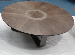 [CTBMBO-CJ8035B] BELISIMA-BMBO-CJ-8035B-COFFEE TABLE (800x280)-WENGE VENEER+SANDBLASTED BLACK GOLD