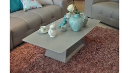 [CTC12590B-GREYGLO] LANDER-C12590B-COFFEE TABLE (130*70*40) -GREY GLOSSY