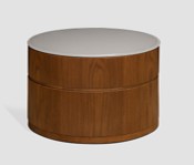 [CTC527B-GREYMAT+WALN] GERRY-C-527B-NIGHT STAND(C727B) -(65.8*45.8*46)-WALNUT-V07+GREY MATT-F23