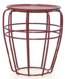 [CTCDCJ1089C-PEARGRY] CARL-CD-CJ1089C-END TABLE -PEARL GREY+PEARL GREY