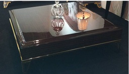 [CTCHAMBORD-WALVEN] CHAMBORD-COFFEE TABLE -1+2 (CORNER) -WALNUT VENEER