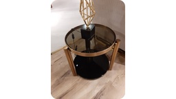 [CTCT103A-WENGEV01] KIARA-CT-103A-END TABLE -WENGE-V01