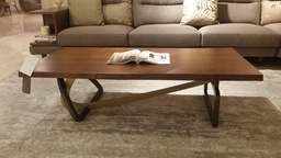[CTCT-17022 METAL] ANTONIO-CT-17022-COFFEE TABLE (1400*700*400) -WALNUT
