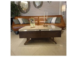 [CTCT-17085-MARBLE-RO] EASTWOOD-CT-17085-COFFEE TABLE (1300*734*420) -MARBLE-AMANA ROSE
