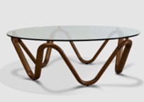 [CTCT-20048] TOLEDO-CT-20048-COFFEE TABLE(1150*385)-358-2 WALNUT