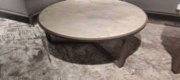 [CTCT508CG1] COSMOS-CT-508C-COFFEE TABLE (DIA 1000*360)-AMAN ROSE+L.WALNUT(2020)-G1