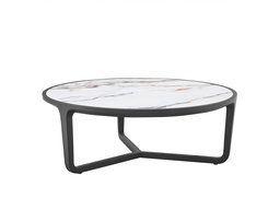[CTCT508CG2] COSMOS-CT-508C-COFFEE TABLE (DIA 1000*360)-AMAN ROSE+D.WALNUT(17169)-G2