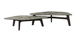 [CTCW10007-1200-WHT] CHIARA-CW-10007-1200-END TABLE (120*59.5*28.3)-WHITE+GREY MATT CERAMIC