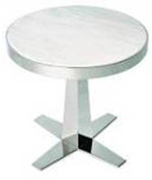 [CTDCB-03-WHITE] AXIS-DC-B-03-END TABLE (600*566) -WHITE MARBLE
