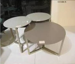 [CTE13188B-W7006-1] EDITH-E-13188B-COFFEE TABLE (50*50) -GREY-W7006-1