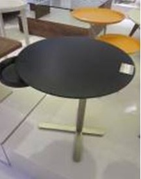 [CTE14680-BLACK] EDEN-E-14680-END TABLE -BLACK NICKEL