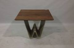 [CTE14732-FROSGRY] THOR-E-14732-END TABLE -WALNUT GREY