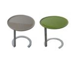 [CTE161A-GRYGLO] ELSIE-E-161A-SIDE TABLE -GREY GLOSS-F04