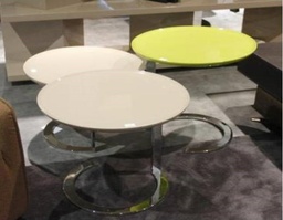 [CTE161C-BLACK] ELSIE-E-161C-SIDE TABLE (520*500) -BLACK