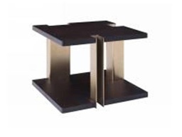 [CTE18168] SOHO-E-18168 SIDE TABLE (55X50X45)-SMOKY+J16015 COPPER