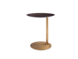 [CTE20100] VIDA-E-20100-SIDE TABLE(50*55)-D-OAK+CHAMP GOLD (MP-04-SMOKY)