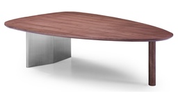 [CTE259A-GREY MAT-WAL] ELLIOT-E-259A-COFFEE TABLE-1500*950*430-F23 GREY MATT+LEGS V07 WALNUT-TOP