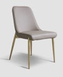 [DINADC20401B-FB-01] LADY-ADC-20401B-SIDE CHAIR(62*48*85)-GREY(FB-01)+COPPER BRUSH