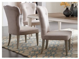 [DIN-ADC22-SILFOILA-L] EVALINA-DINING CHAIR(ADC22)-SILVER FOIL A-L / JEANE 02