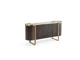[DINASB20047-210] MANOLO-ASB-20047-SIDEBOARD(210*42*80)-CALADONIA MAR+BRS BRUS(MP04-SMK)