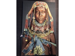 [ACAFRCANPAINTING-3] AFRICAN LADY PAINTING-3