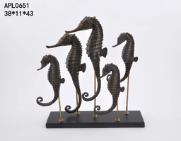 [ACAPL0651-NEW] APL0651-DECORATION-(38*11*43)-RESIN+METAL-NEW