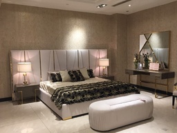 [MBRGAYLA-KING] GAYLA-BD-2109-BED+2 NT (NTS2163)+DRS (DK2163)+MIRR(MR2171) -YELLOW GOLD-MFL34/MF60