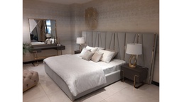 [MBRGAYLA-KN-G3] GAYLA-BD-2109-BED(200X200)+2 NT (NTS2163)+DRS (DK2163)+MIRR(MR2171) -DOVE-YELLOW GOLD-MFL57/OK-78/SA80-G3