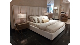 [MBRGAYLA-QUEEN] GAYLA-BD-2109-QUEEN BED(160X200)+2 NT(2163)+DRS(DK2163)+MIRR(MR2171) - YELLOW GOLD