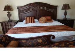 [MBRGERMANA-BRN] GERMANA-729-53-BED+2NT+1DT+MIRROR+JEWEL BOX-BROWN