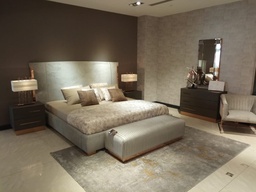 [MBRGRETTA-BED-AB] GRETTA-BD-2108-KING BED(193X203)-ANT BRASS-MFJ54/ZA51