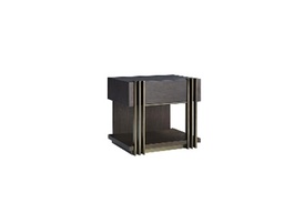 [MBRGZ126C] RIALTO-GZ-126C-NIGHT STAND(600*460*550)-DARK WALNUT(PG0016-GREY)