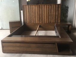 [MBRHANDERSON-1.8M] HANDERSON-BED(1.8M)+2 NT(RIGHT)+DRS+MIRR -ANTIQUE GREY