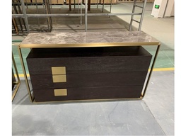[MBRHARIET-DRS-YELLOW] HARIET-BD-2110-DRESSER(WT2052)- ANTONIO CAMEO BRUSHED YELLOW GOLD-MFL112/MBL18/OK-12B
