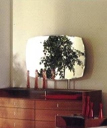 [MBRHOUSTON(DT)-D.WAL] HOUSTON-2201-DRESSING TBL+MIRROR(2206+2207)-DARK WALNUT