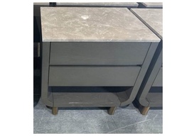 [MBRIRMA-BED-NT-G1] IRMA-G1-BD-2107-NIGHT TABLE (NTS2539)-ANTONIO CAMEO+ROSE GOLD-MFL112/MBL95/OK-78-G1