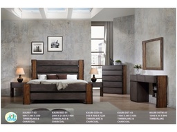 [MBRKAURI-WARDROBE] KAURI-6 DOOR WARDROBE -TIMBERLAKE AND CHARCOAL