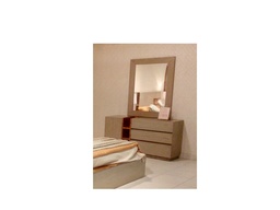 [MBRKRISS-DR-BEL] KRISS-DRESSER+MIRROR -BELGIAN OAK(NEW)